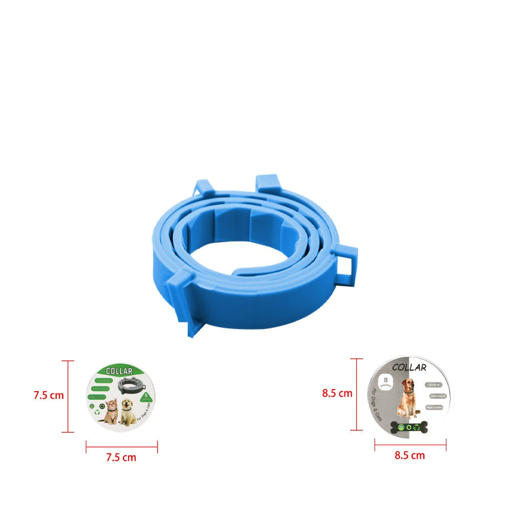 Premium Flea & Tick Prevention Collar for Cats - Adjustable 38cm & 65cm - Multiple Colors