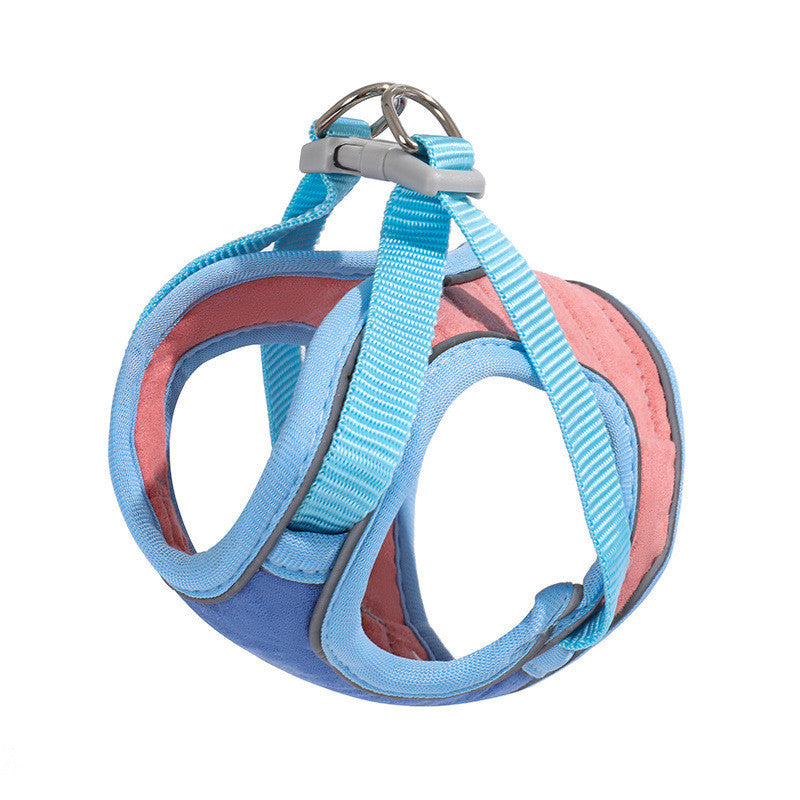 Anti-Escape Reflective Cat Harness Set - Premium Suede with Safety Visibility