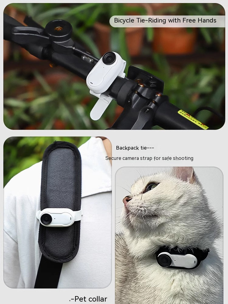 Smart Cat Camera Collar - GPS Tracking with HD Recording & USB Charging