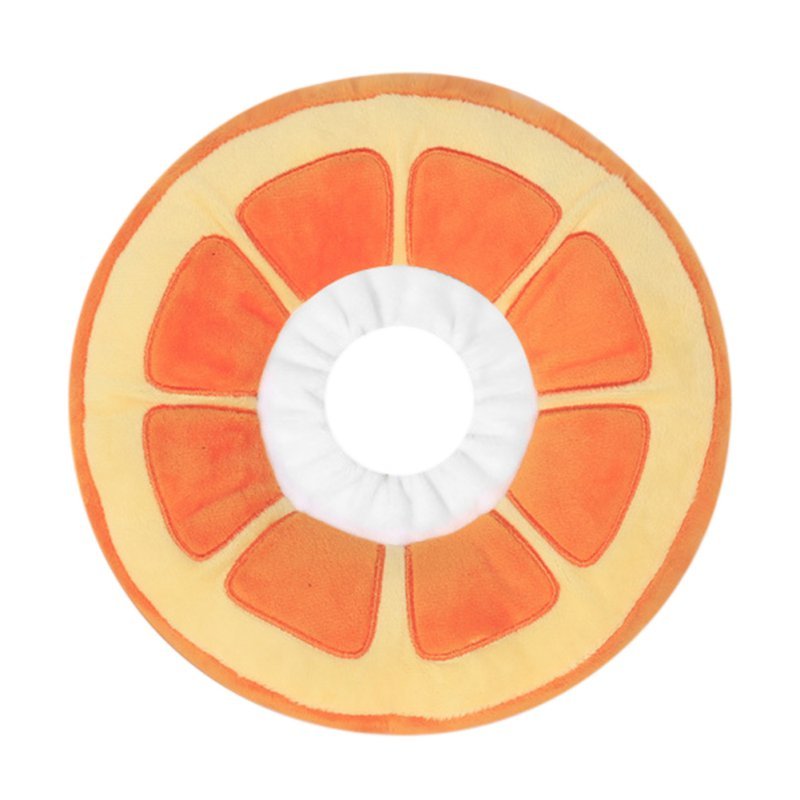Adorable Fruit Recovery Collar for Cats - Soft Cotton E-Collar Alternative with Adjustable Fit