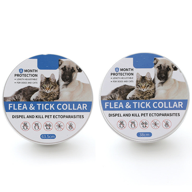 Premium Silicone Flea & Tick Prevention Collar - Long-Lasting Natural Protection