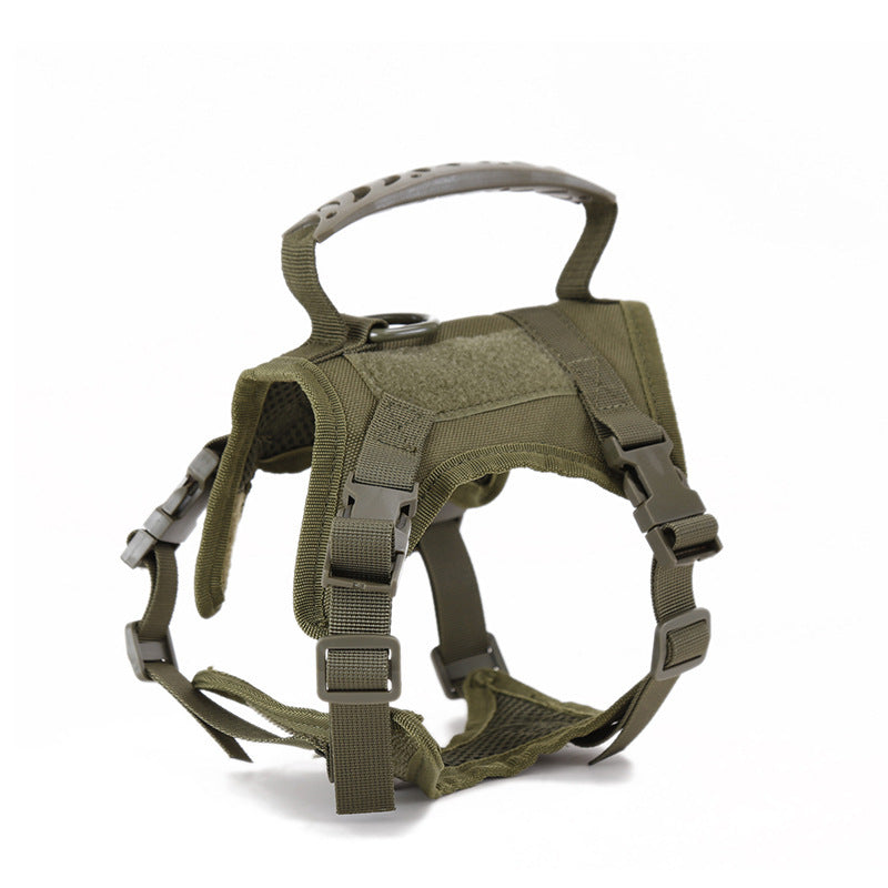 Adjustable Tactical Cat Harness & Leash Set - Heavy-Duty Nylon with Military-Inspired Design