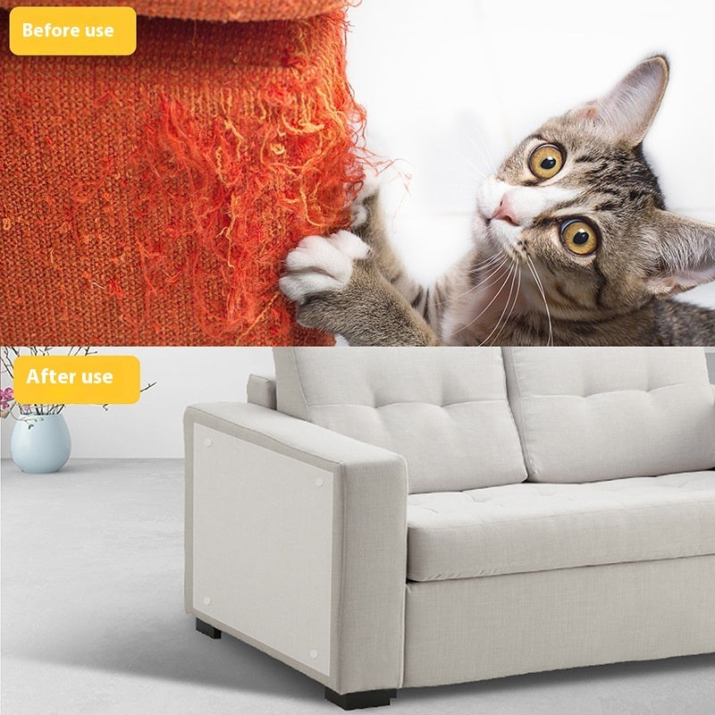 Clear Furniture Protector Film - Anti-Scratch Cat Protection for Sofas & Upholstery