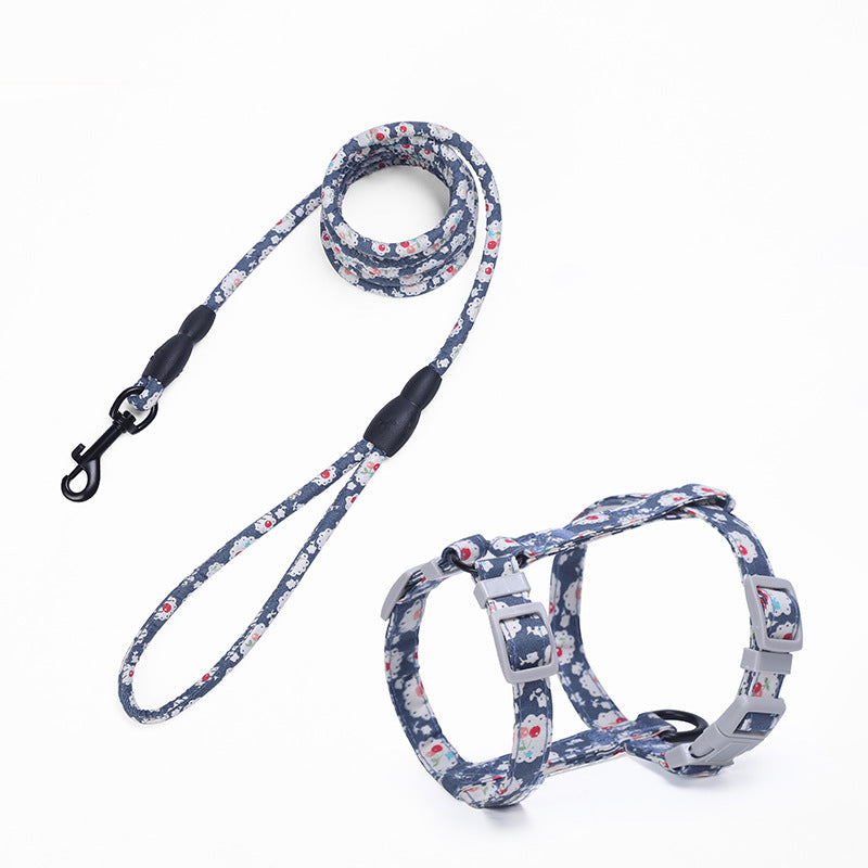 I-Shape Cat Chest Harness - Lightweight Cotton Comfort Harness for All Cats