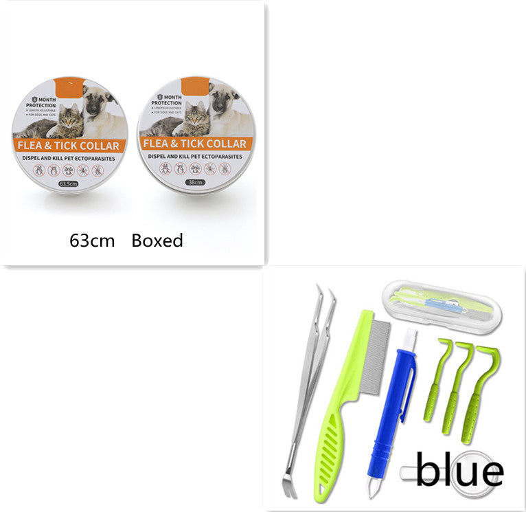 Premium Silicone Flea & Tick Prevention Collar - Long-Lasting Natural Protection