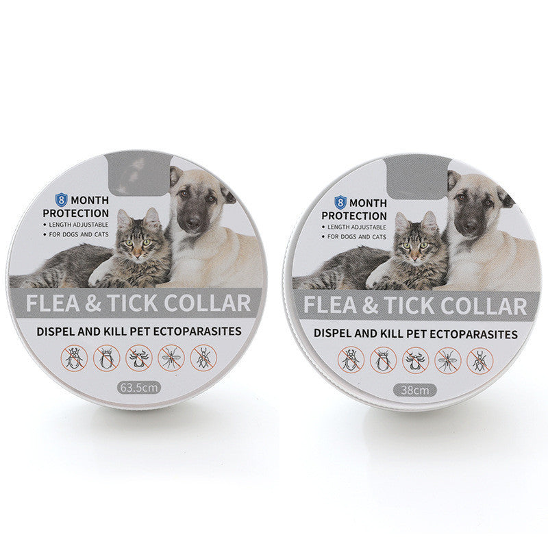 Premium Silicone Flea & Tick Prevention Collar - Long-Lasting Natural Protection