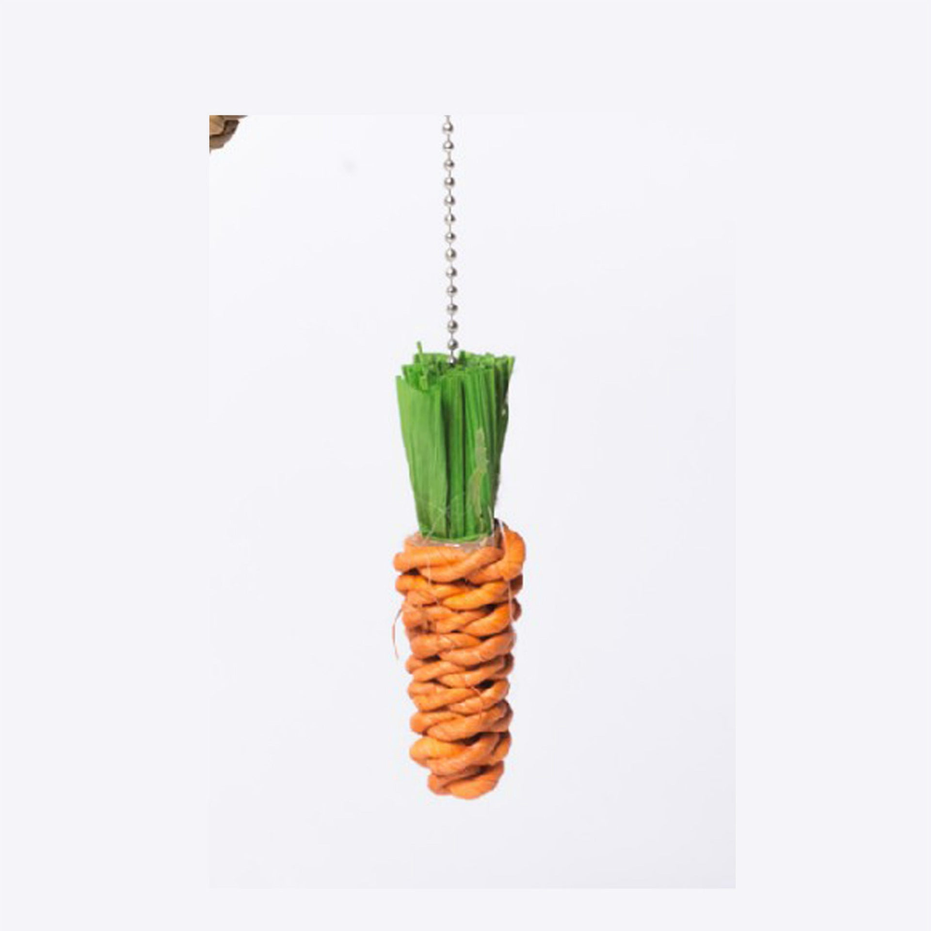 Carrot-Themed Cat Climbing Tree - Compact Scratching Post with Dangling Toy Carrots