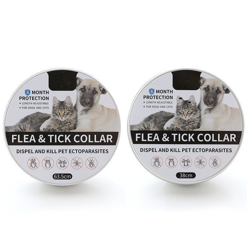 Premium Silicone Flea & Tick Prevention Collar - Long-Lasting Natural Protection