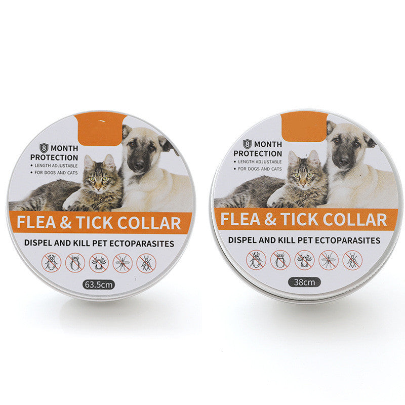Premium Silicone Flea & Tick Prevention Collar - Long-Lasting Natural Protection
