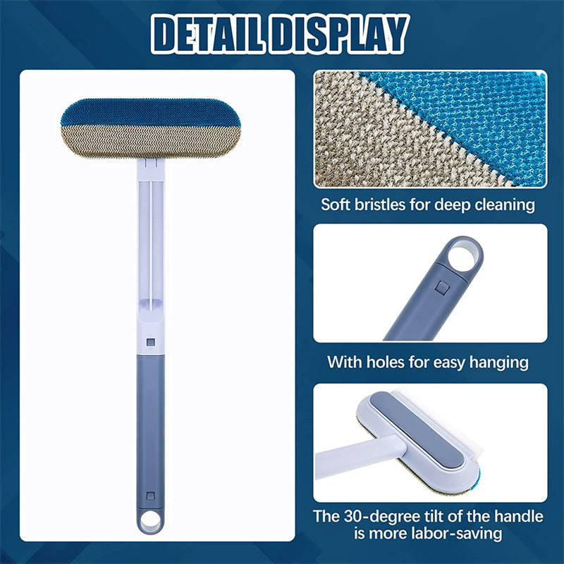 Pet Hair Remover & Lint Brush - 4-in-1 Multifunctional Cleaning Tool for Furniture, Clothes & Windows