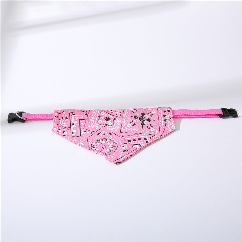 Paisley Bandana Cat Collar - Adjustable Designer Print Collar with Classic Patterns