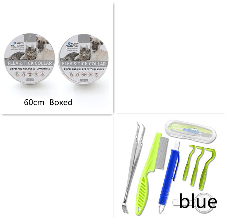 Premium Silicone Flea & Tick Prevention Collar - Long-Lasting Natural Protection