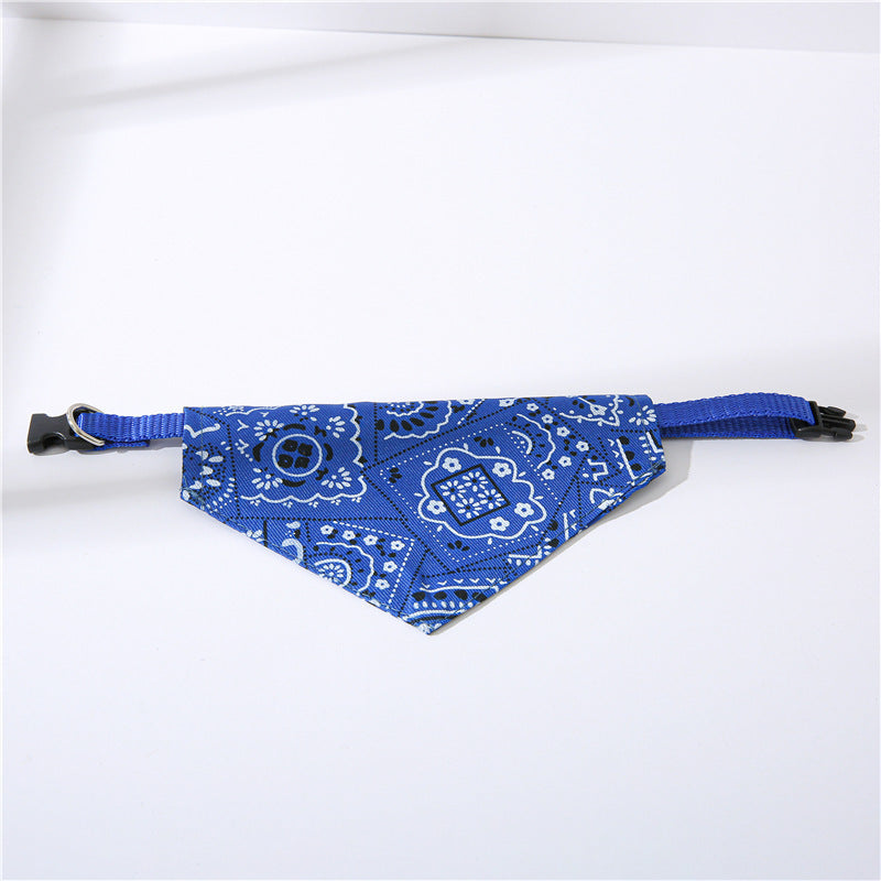 Paisley Bandana Cat Collar - Adjustable Designer Print Collar with Classic Patterns