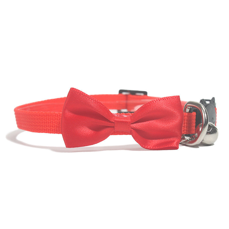 Rainbow Bow Tie Cat Collar Collection with Safety Bell - 9 Vibrant Colors Available
