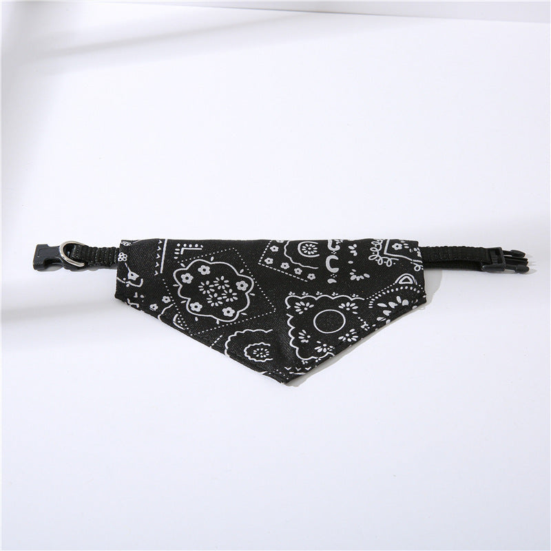 Paisley Bandana Cat Collar - Adjustable Designer Print Collar with Classic Patterns