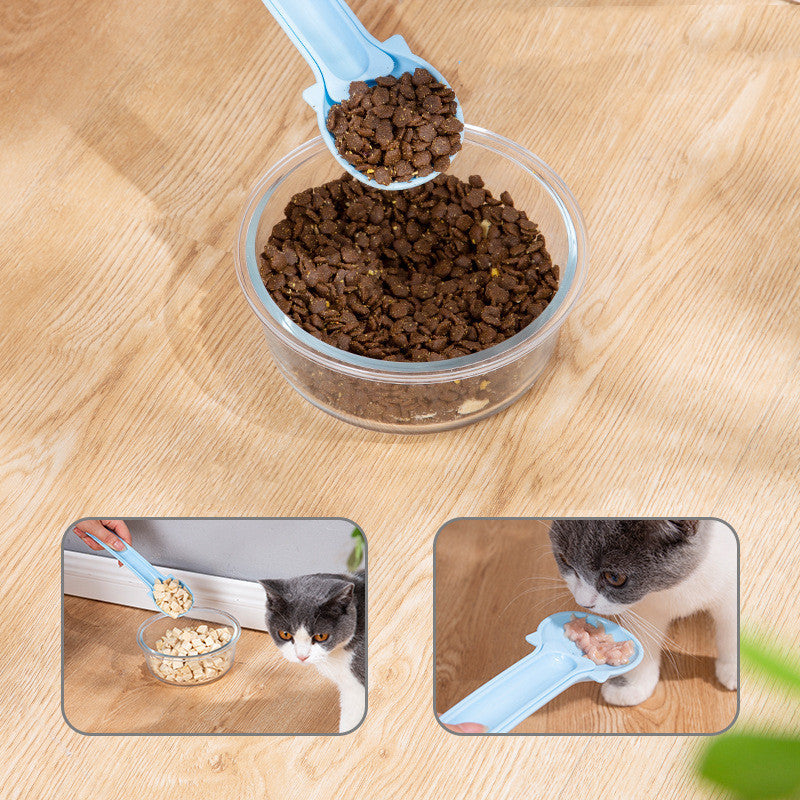 Multi-Purpose Cat Feeding Spoon - Liquid Medicine & Treat Dispenser with Flexible Design