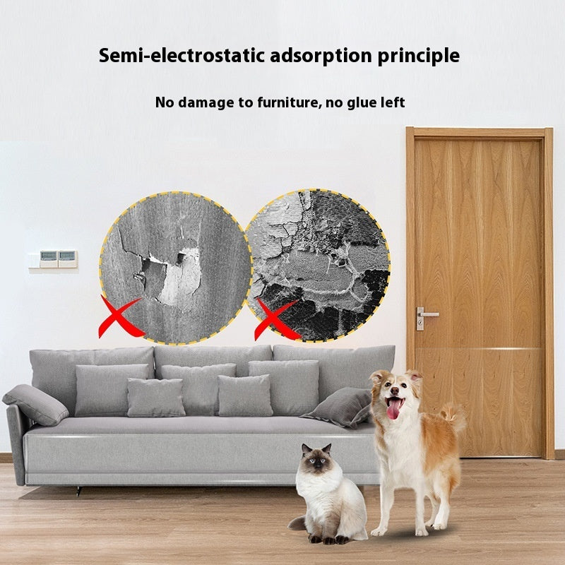 Clear Furniture Protector Film - Anti-Scratch Cat Protection for Sofas & Upholstery