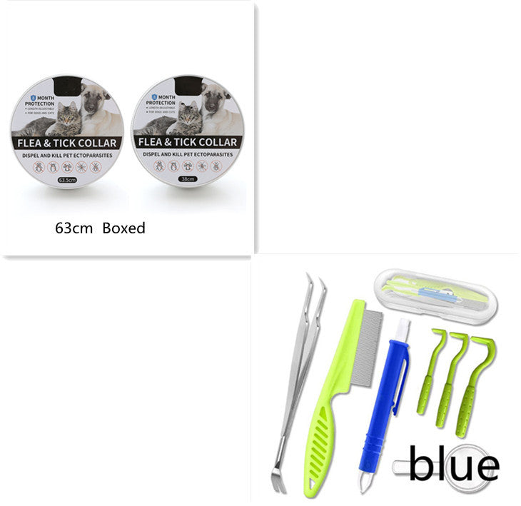 Premium Silicone Flea & Tick Prevention Collar - Long-Lasting Natural Protection