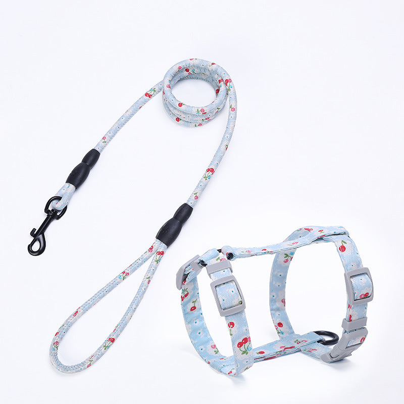 I-Shape Cat Chest Harness - Lightweight Cotton Comfort Harness for All Cats
