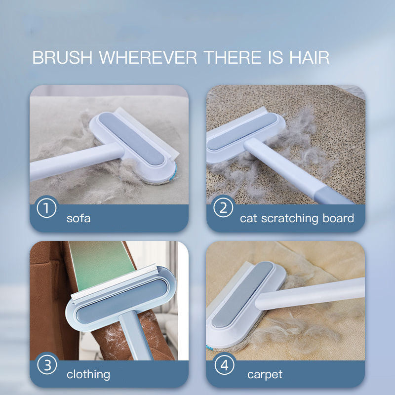 Pet Hair Remover & Lint Brush - 4-in-1 Multifunctional Cleaning Tool for Furniture, Clothes & Windows