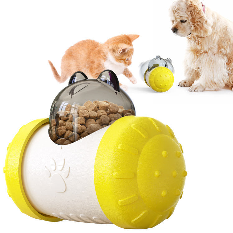 Interactive Pet Treat Dispenser Ball - Slow Feeding Puzzle Toy for Cats & Dogs
