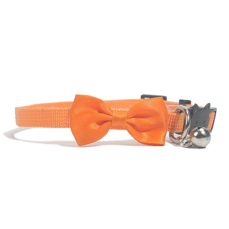 Rainbow Bow Tie Cat Collar Collection with Safety Bell - 9 Vibrant Colors Available