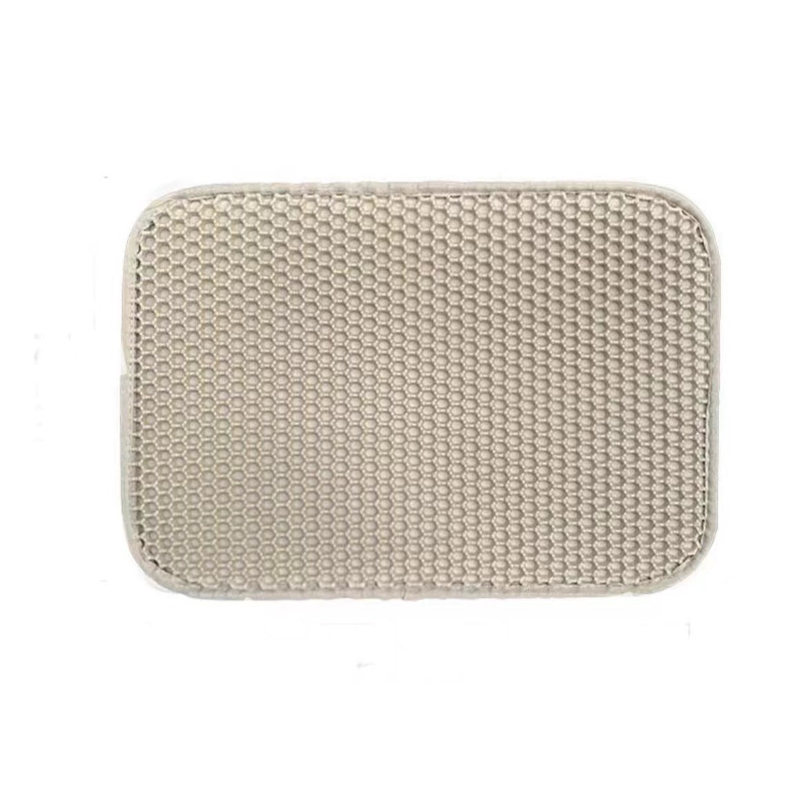 Double Layer Cat Litter Mat - Waterproof Honeycomb Design with Scatter Control and Easy Clean