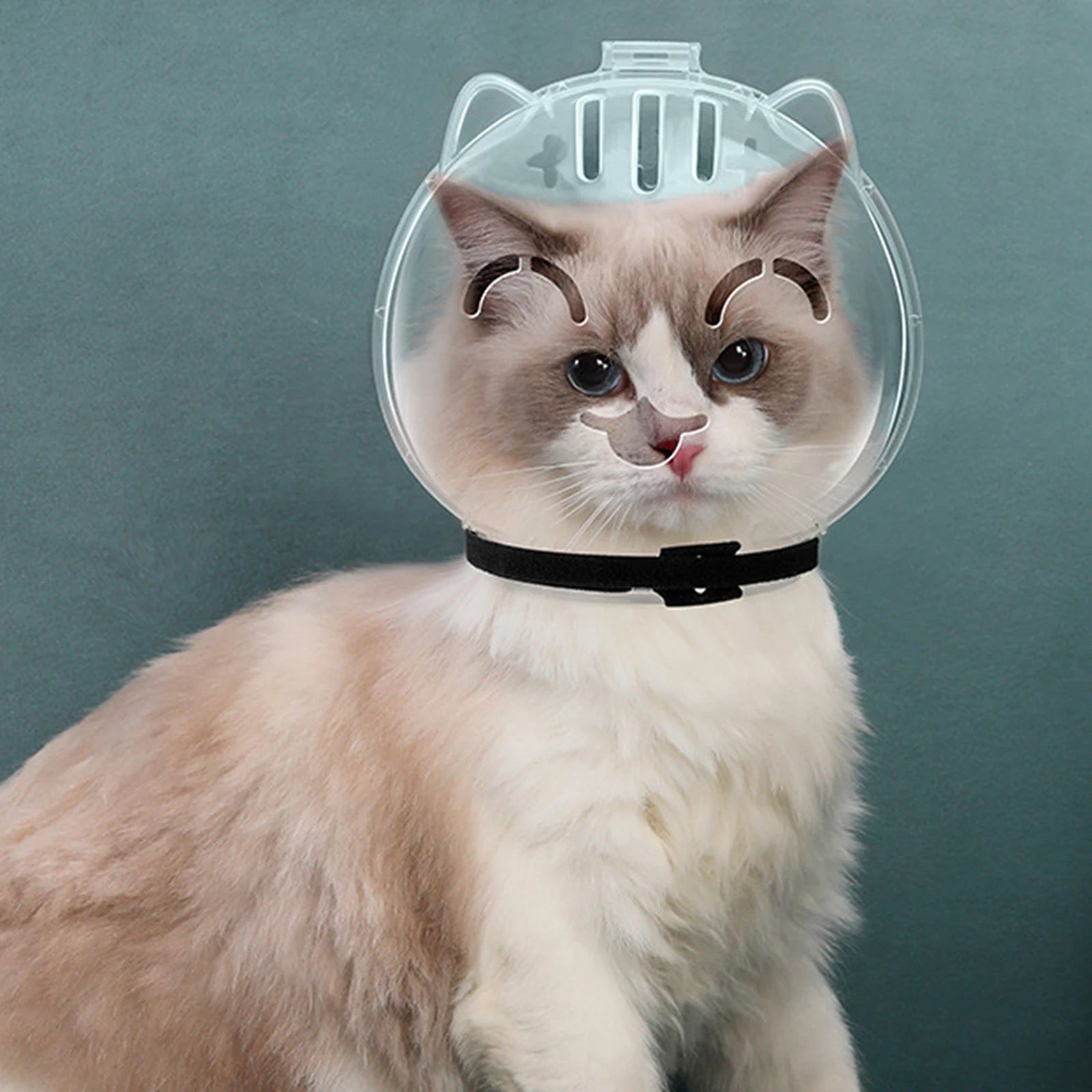 Cat Grooming Muzzle - Breathable Anti-Bite Hood for Bathing and Nail Trimming
