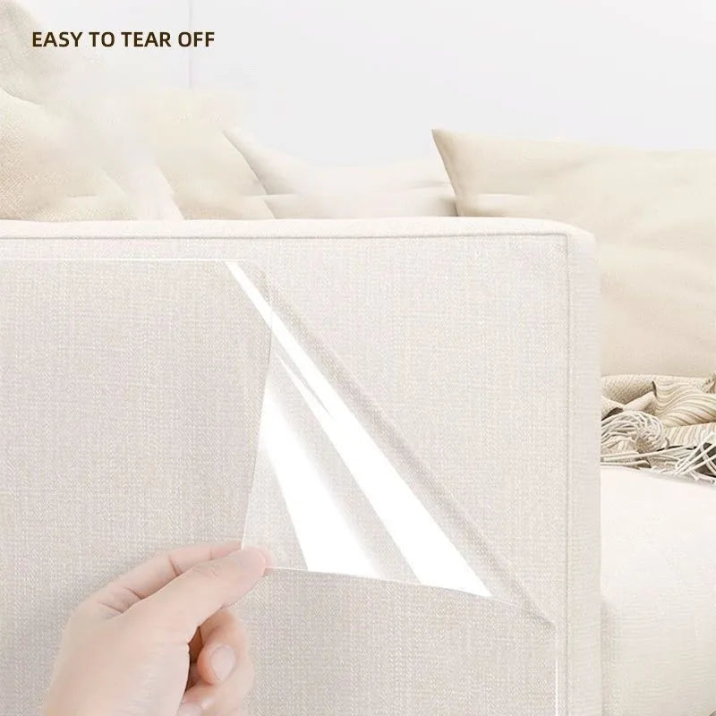 Clear Furniture Protection Sheets - Anti-Scratch Cat Training Guards with Strong Adhesive