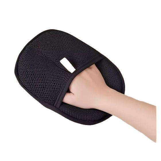 Electrostatic Pet Hair Remover Gloves - Dual-Sided Grooming Mitts for Dogs & Cats