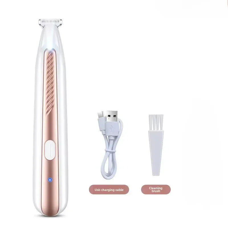 Professional LED Pet Hair Trimmer - Precision Grooming Clipper for Dogs & Cats with Ceramic Blade