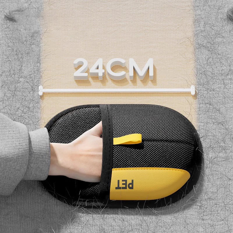 Professional Pet Grooming Gloves - Dual-Sided Hair Removal & Massage Tool for Cats