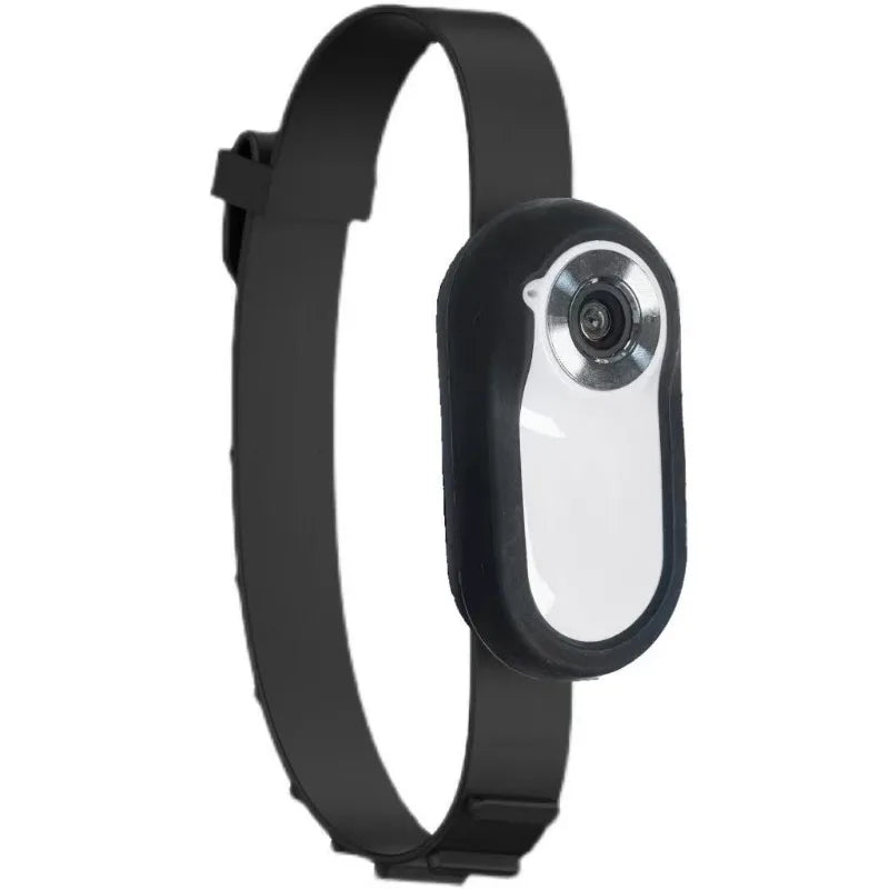 Pet Collar Camera - HD 1080P Wireless Action Camera with Silicone Collar & LCD Screen