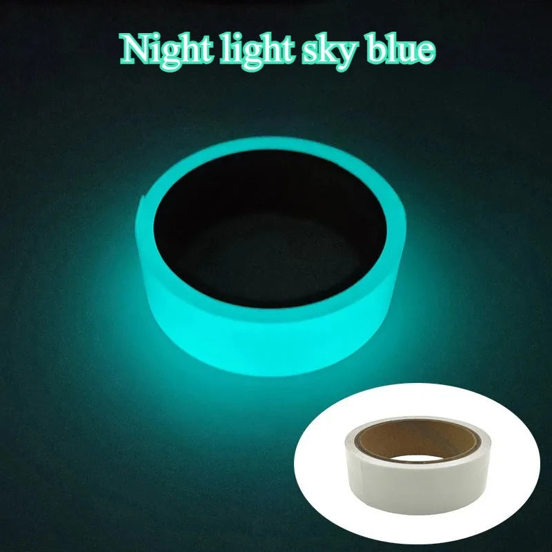 Glow-in-the-Dark Safety Tape for Cats - Luminous Anti-Slip Stair Markers & Home Warning Strips