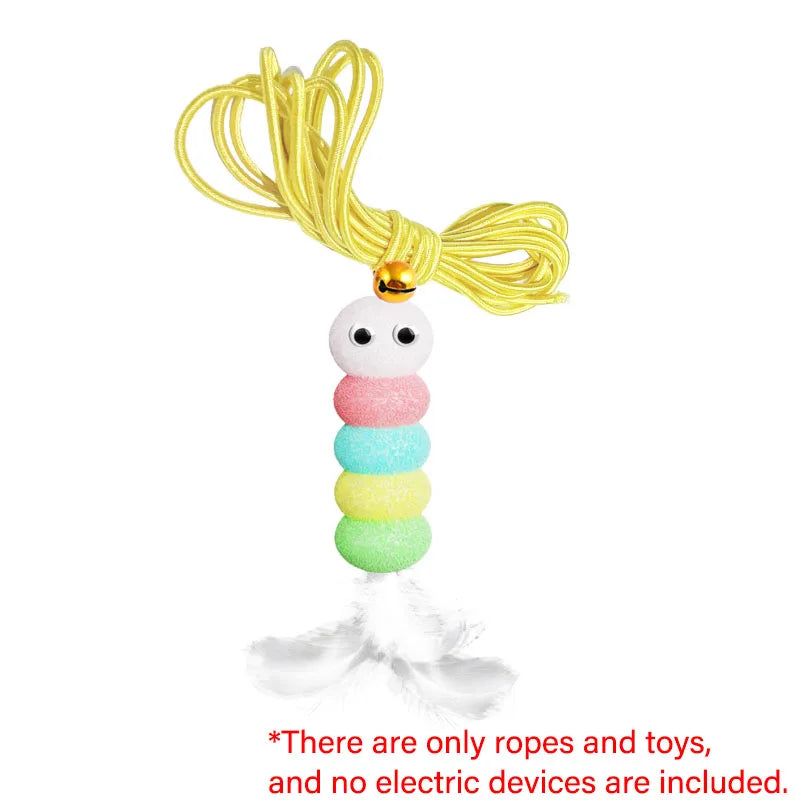 Electric Interactive Cat Teaser - Hanging Door Yo-Yo Ball Toy for Self-Play Entertainment