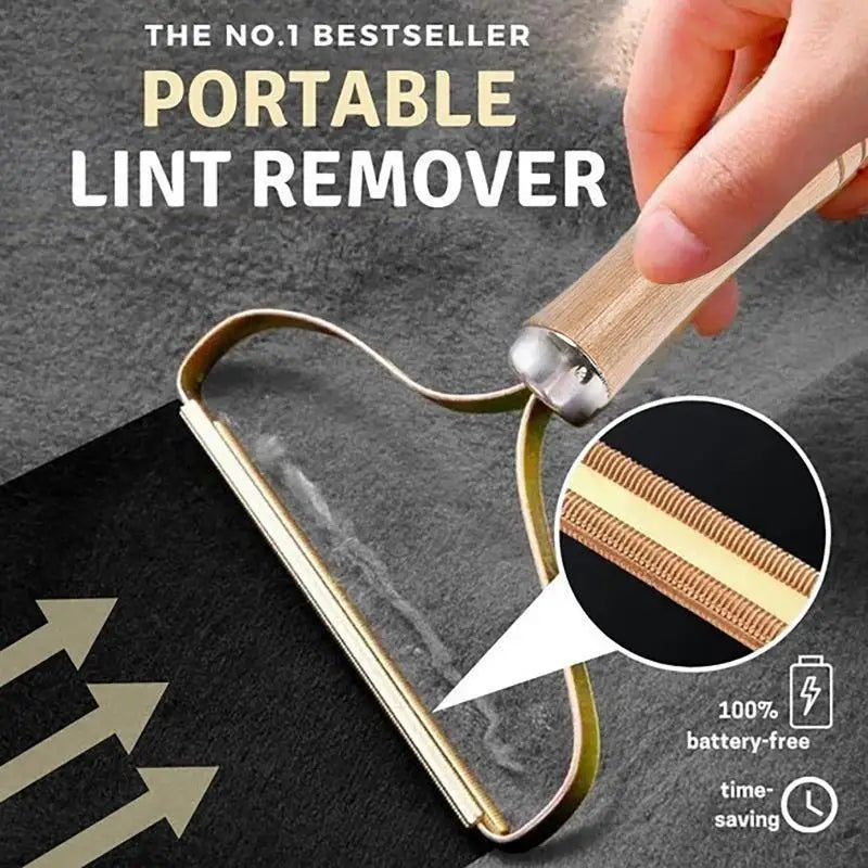 Professional Pet Hair & Lint Remover Set - Manual Fabric Shaver for Cat Hair, Clothing & Upholstery (1 or 2 Pack)
