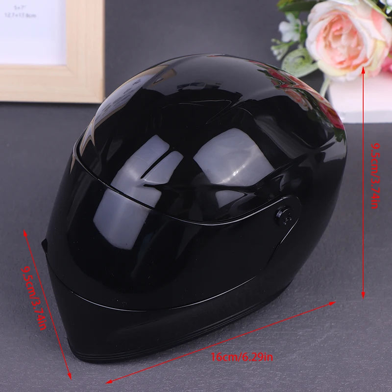 Cat Safety Helmet - Mini Motorcycle Style Pet Photo Prop & Protective Headwear