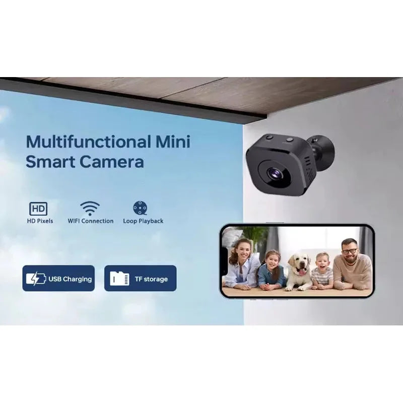 Xiaomi Mini Pet Camera - 1080P HD Wireless Cat Monitor with Night Vision for Home Security