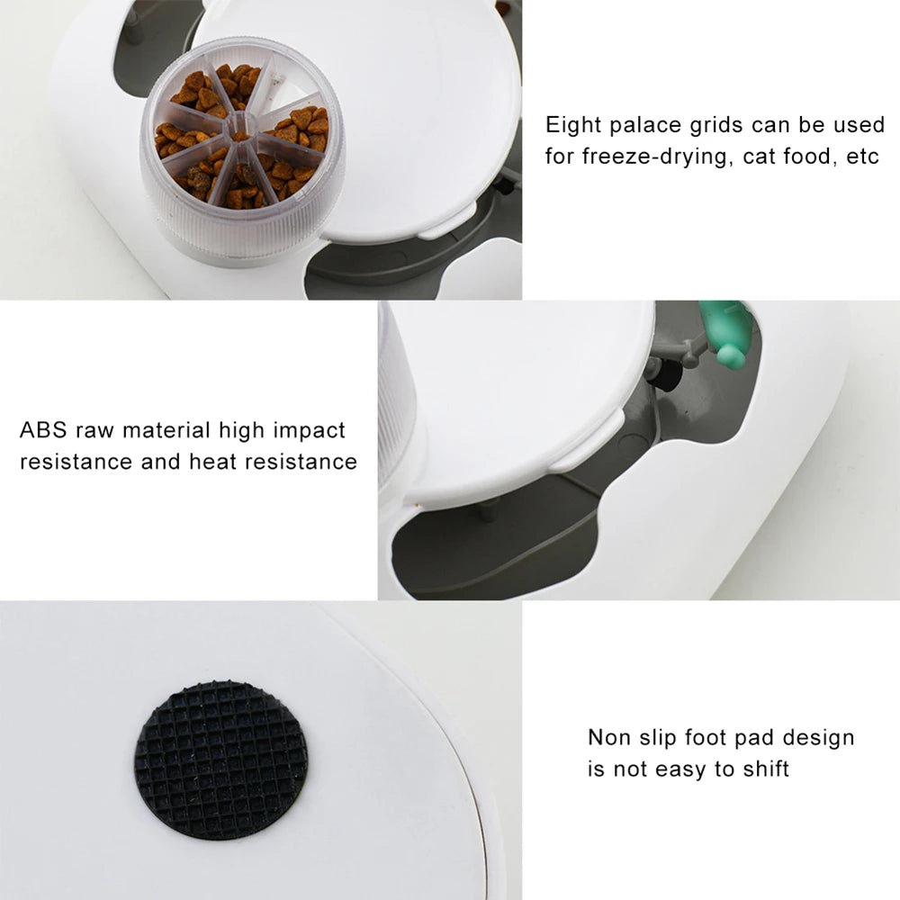 Smart Interactive Cat Toy - Robotic Worm Puzzle Game with Automatic Hide & Seek, Treat Dispenser & USB Charging