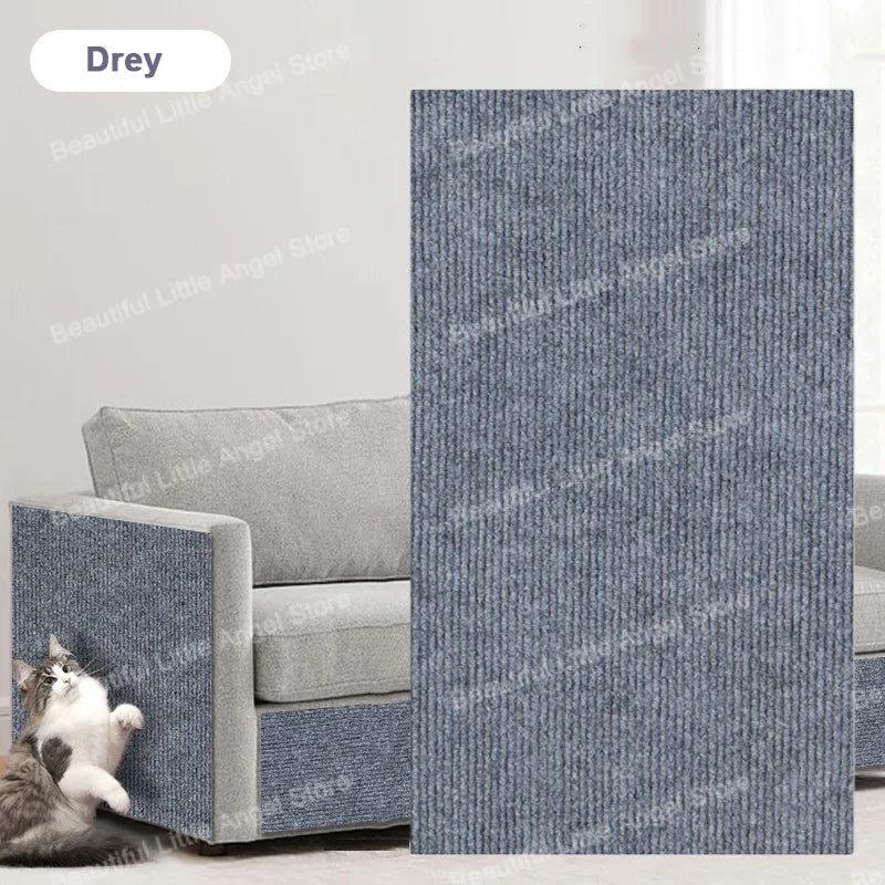 Self-Adhesive Cat Scratch Protection Mat - Furniture Guard for Sofas & Carpets | Trimmable Roll