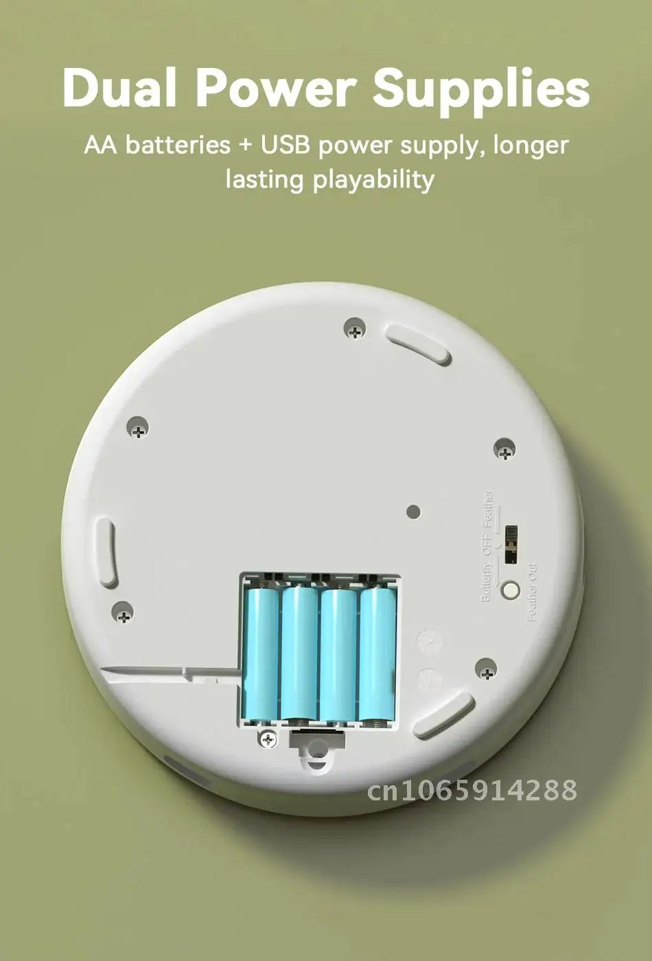 ROJECO Interactive Cat Tunnel Toy with Peek-a-Boo Holes and Hanging Feather Balls