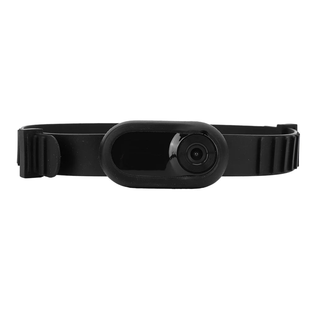 Pet Collar Camera - HD 1080P Wireless Action Camera with Silicone Collar & LCD Screen