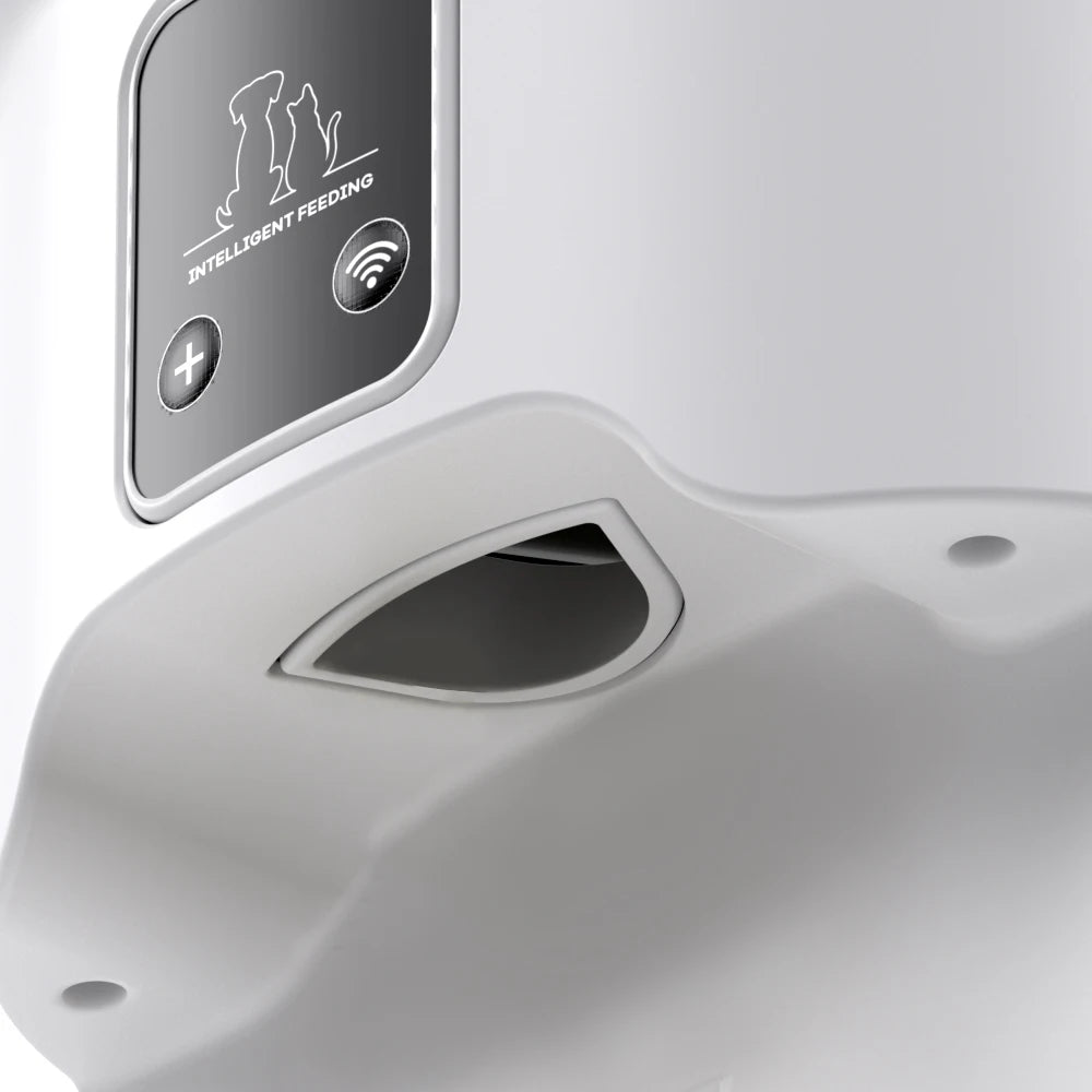 ZYfeeder 4L WiFi Smart Automatic Cat Feeder with Programmable Timer and LCD