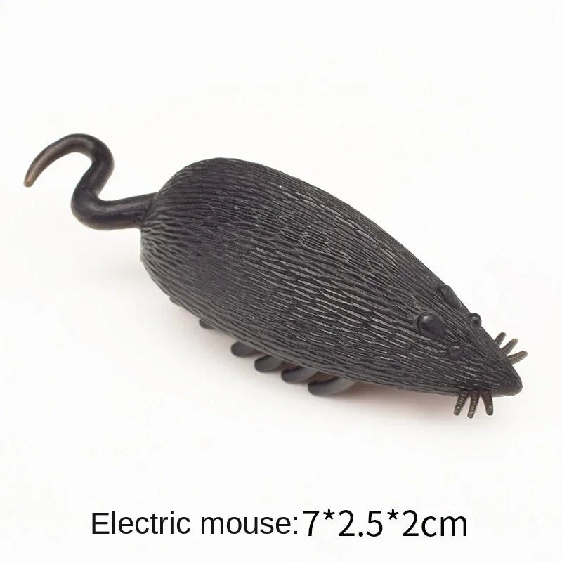 Interactive Electric Bug Cat Toy - Motion-Activated Vibrating Beetle with Obstacle Avoidance
