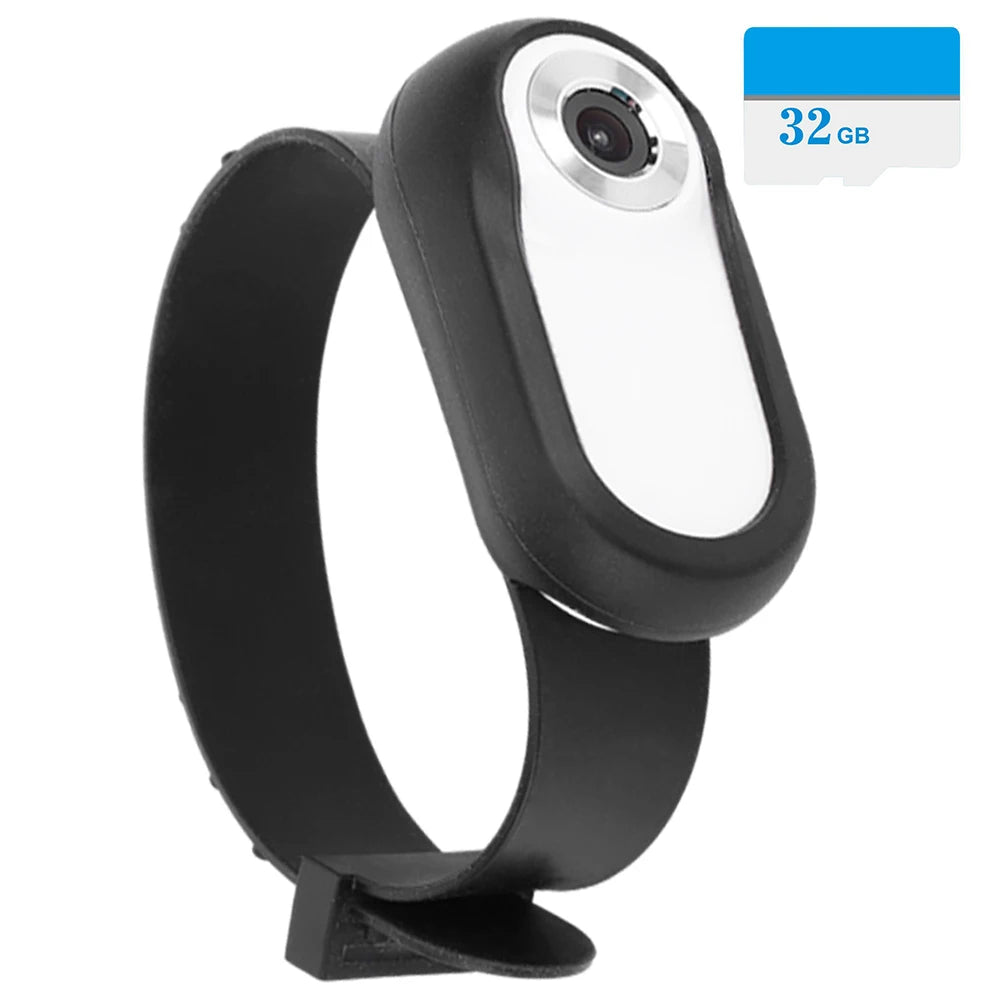 Pet Collar Camera - HD 1080P Wireless Action Camera with Silicone Collar & LCD Screen