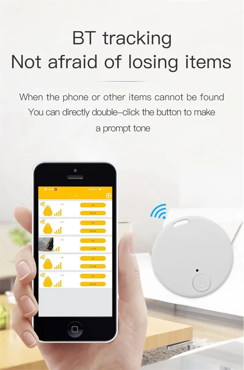 Bluetooth Cat Safety Tracker - Mini GPS Locator with Anti-Loss Alerts for Indoor/Outdoor Cats