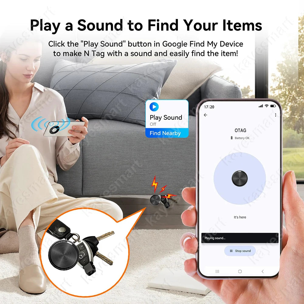 Cat Tracking Tag for Android – Bluetooth Pet Locator with Google Find My Device