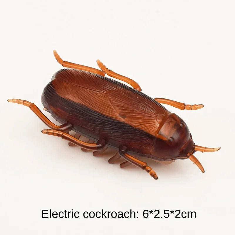 Interactive Electric Bug Cat Toy - Motion-Activated Vibrating Beetle with Obstacle Avoidance