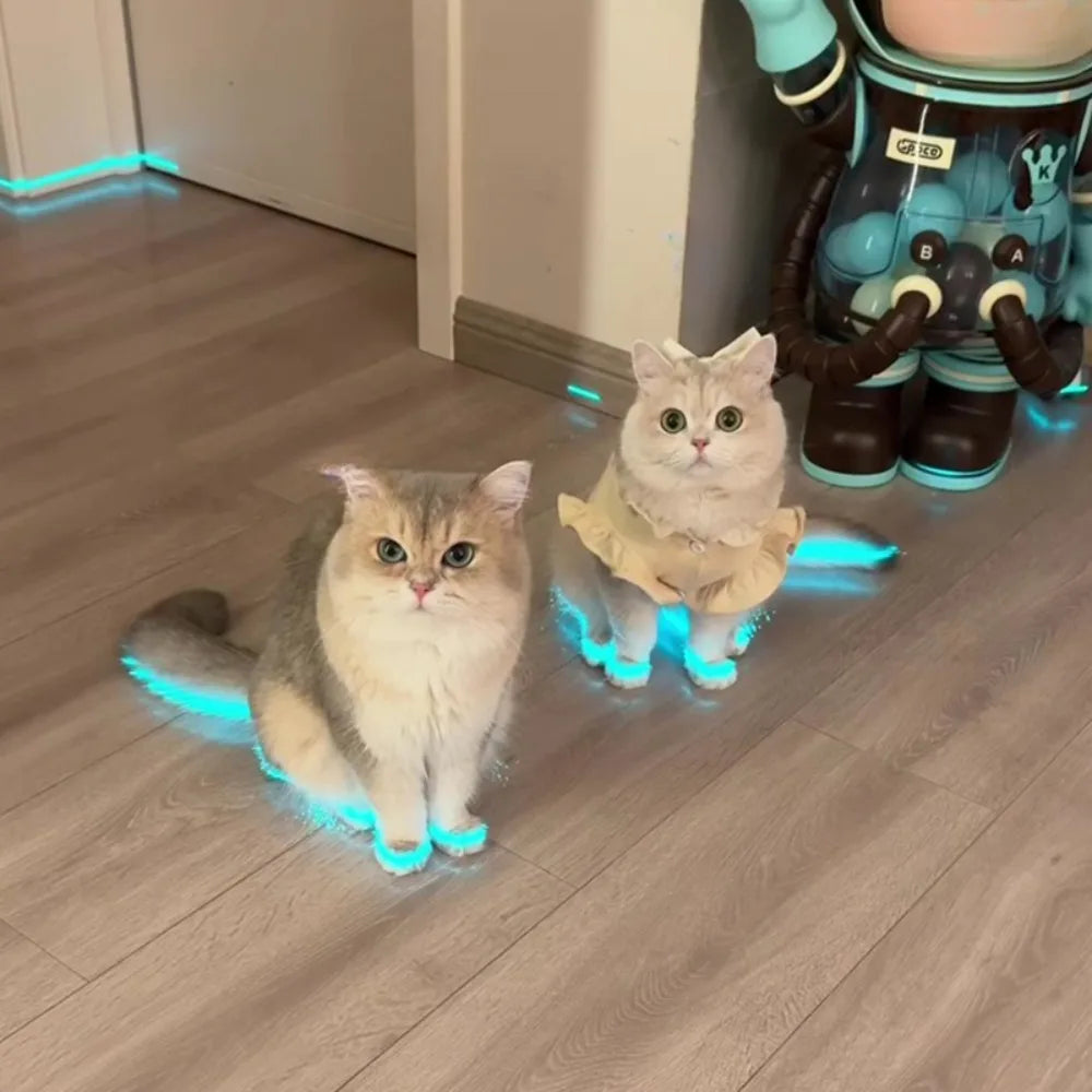 Glow-in-the-Dark Safety Tape for Cats - Luminous Anti-Slip Stair Markers & Home Warning Strips