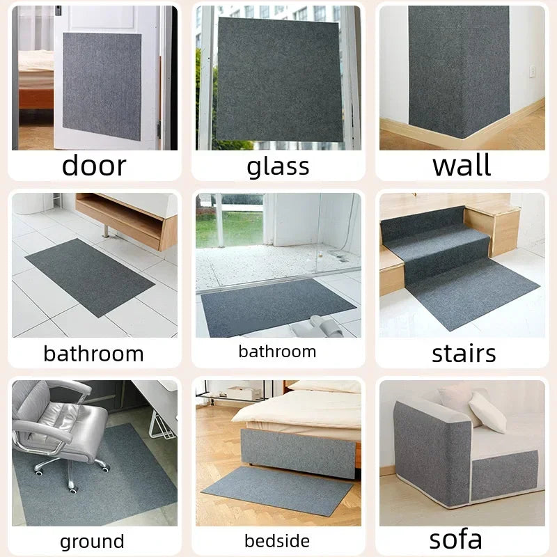 Self-Adhesive Cat Scratch Board - Wall & Furniture Protector